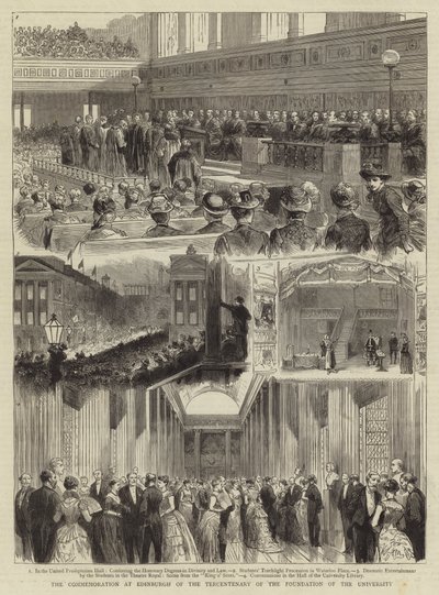 The Commemoration at Edinburgh of the Tercentenary of the Foundation of the University by English School